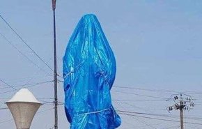 ازالة تمثال عبد الوهاب الساعدي في الموصل+صور