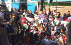 اعتصام في مخيم عين الحلوة للمطالبة بتجديد ولاية الاونروا
