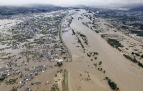 طوفان 'هاگیبیس' در ژاپن ده‌ها کشته و زخمی بر جا گذاشت + عکس