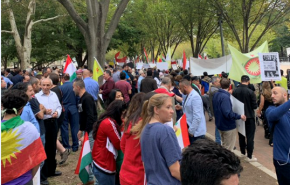 تجمع أمام البيت الأبيض ضد ’خيانة’ ترامب للأكراد