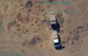 شاهد..الدفاع التركية تبث فيديو لتدمير شاحنة كردية