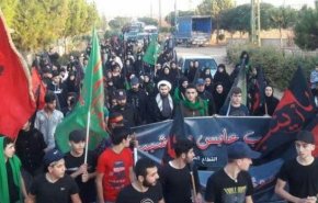 مسيرة جماهيرية احياء لاربعين الامام الحسين(ع) في بعلبك
