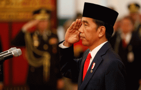 رئيس إندونيسيا يؤدي اليمين لفترة ولاية ثانية