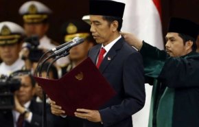 جوکو ویدودو برای دوردوم ریاست جمهوری در اندونزی سوگند یاد کرد