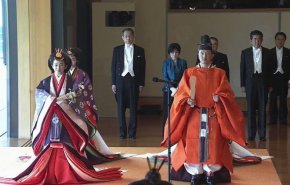 فیلم| امپراتور جدید ژاپن رسماً تاجگذاری کرد