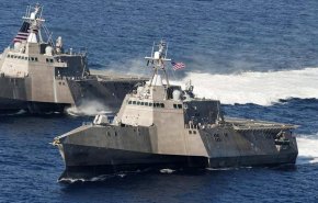 مشارکت نیروهای سعودی و آمریکا در بزرگ‌ترین رزمایش دریایی
