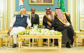 ديدار نخست وزير هند با شاه و وليعهد سعودي