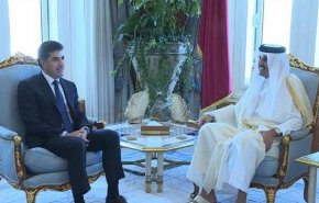 أمير قطر يلتقي رئيس كردستان العراق.. هذا ما بحثاه

