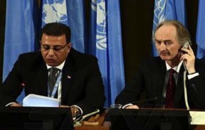 الوفد السوري يغادر مبنى الأمم المتحدة في جنيف

