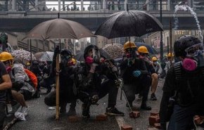 معترضان هنگ‌‌کنگ با خواندن سرود ملی آمریکا و انگلیس خواستار جدایی از چین شدند
