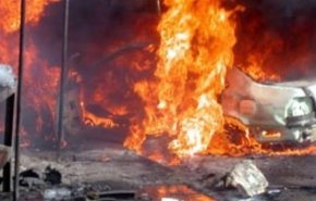 انفجار سيارة أثناء تفخيخها بريف رأس العين في سوريا