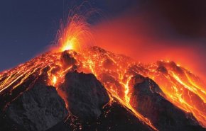 فیلم | لحظه فوران آتشفشان در مکزیک
