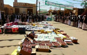 تسيير قوافل غذائية ومالية من محافظة صعدة دعما للجيش واللجان الشعبية 