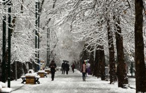 اولین برف پاییزی در تهران+ فیلم و عکس