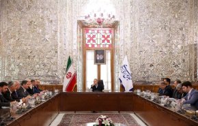 لاريجاني يؤكد على تنمية العلاقات بين طهران وتبليسي