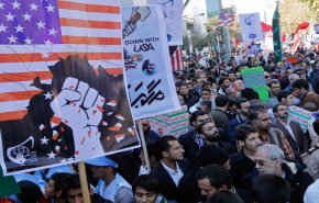 مظاهرات شعبية ايرانية ضد الشغب وحُماته الاجانب