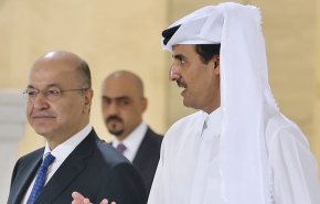 اتصال هاتفي بين أمير قطر والرئيس العراقي