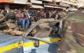 شاهد بالفيديو والصور.. انفجار عبوة بإحدى سيارات مدينة عفرين