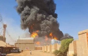 عشرات القتلى والجرحى في حريق مصنع سوداني