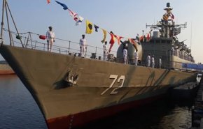البحرية الايرانية تعيد تأهيل مدمرة 