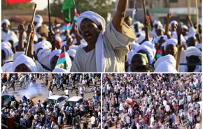 متظاهرو السودان يطالبون بحقوقهم المشروعة + فيديو