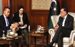 دیدار وزیر خارجه ایتالیا با «حفتر» و «سراج» در لیبی 
