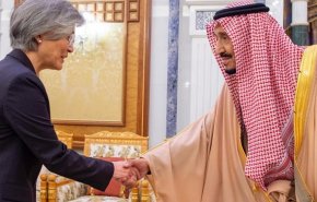 دیدار وزیر خارجه کره جنوبی با شاه سعودی
