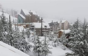 بدء تساقط الثلوج في لبنان