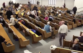 ویدئو/ لحظه تیراندازی در کلیسای تگزاس