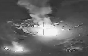 بالفيديو.. لحظة العدوان الاميركي على كتائب حزب الله