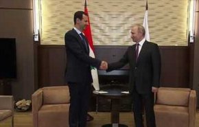 بوتين يرسل رسالة تهنئة الى بشار الاسد