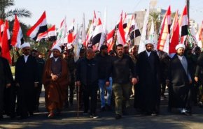 تشييع شهداء الحشد الشعبي في بغداد 