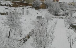 الثلوج تغطي راشيا والبقاع الغربي في لبنان