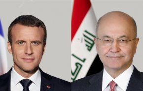 گفت‌وگوی تلفنی رئیس‌جمهور فرانسه با همتای عراقی
