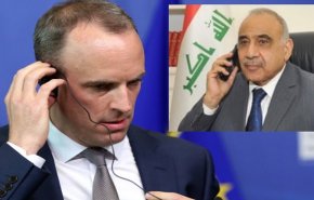 وزیر خارجه انگلیس با نخست‌وزیر عراق تماس تلفنی گرفت