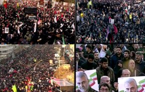 تشييع القادة الشهداء في طهران