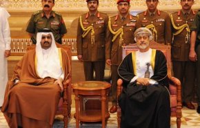دیدار معاون امیر قطر با سلطان جدید عمان