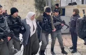 بازداشت زن فلسطینی به ظن تلاش برای انجام عملیات + فیلم