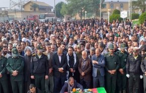 تشييع الشهيد عبدالحسين مجدمي في شادكان جنوب غرب ايران