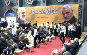 برگزاری مراسم چهلمین روز شهادت سپهبد سلیمانی و المهندس در بغداد