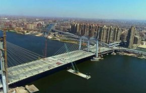 انباء عن شروخ وتشققات بجسر 