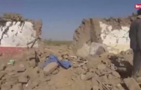 ویدئویی از حمله اخیر جنگنده های سعودی به شهروندان یمنی در الجوف