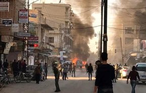 بالفيديو.. إنفجار بمدينة الباب السورية واصابة 4 أشخاص 
