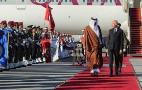 الرئيس التونسي يستقبل أمير قطر 
