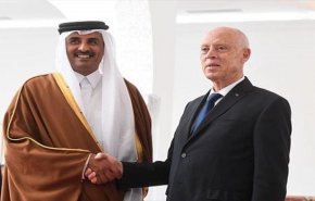 الرئيس التونسي يناقش الأزمة الليبية مع أمير قطر