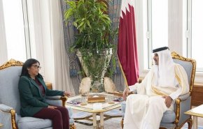 امير قطر يستقبل النائبة التنفيذية للرئيس الفنزويلي