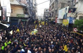حزب الله وجمهور المقاومة يشيّعون خمسة من شهدائهم
