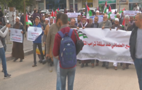 بالفيديو.. غزة لازالت تنتفض ضد صفقة ترامب