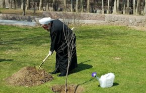 الرئيس روحاني يؤكد الاهمية الفائقة للتشجير والحفاظ على الاشجار