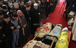 جماهير غفيرة تشيع جثامين ضحايا حادثة النصيرات بغزة